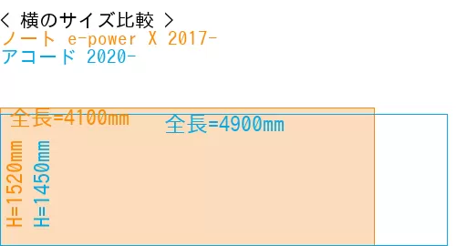 #ノート e-power X 2017- + アコード 2020-